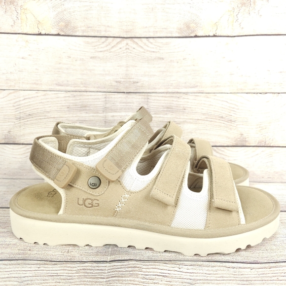 UGG Men's Suede GOLDENCOAST Multistrap Sandals Size 15 NWOB - Picture 1 of 7